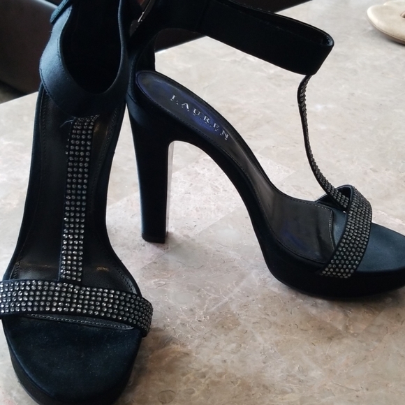 ralph lauren black heels